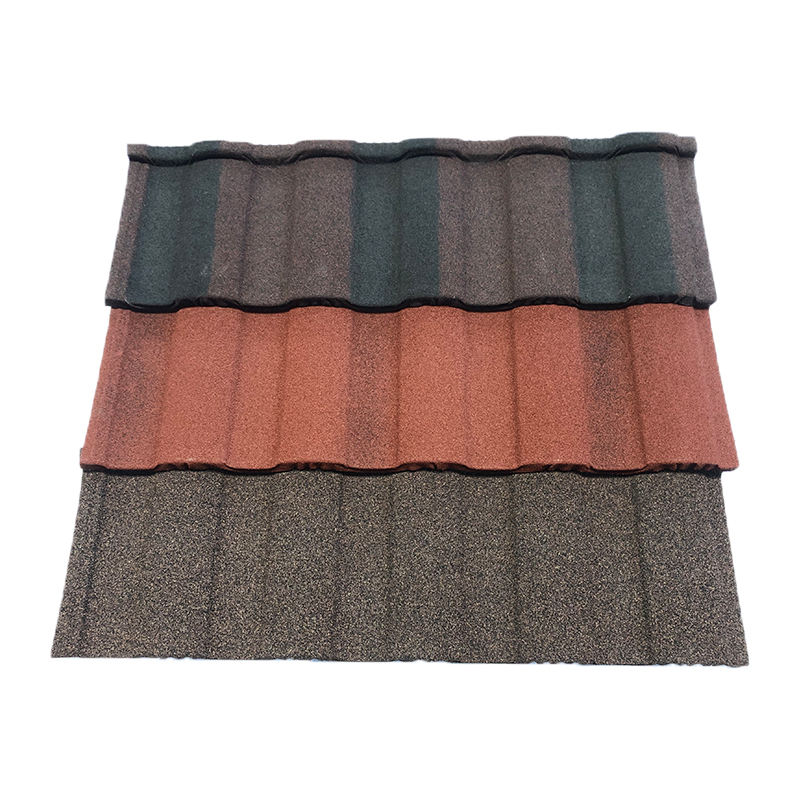 Lekka, kolorowa, pokryta piaskiem dachówka rzymska 0,4 mm 0,45 mm 0,5 mm Stalowe pokrycie dachowe typu rzymskiego do kamienic